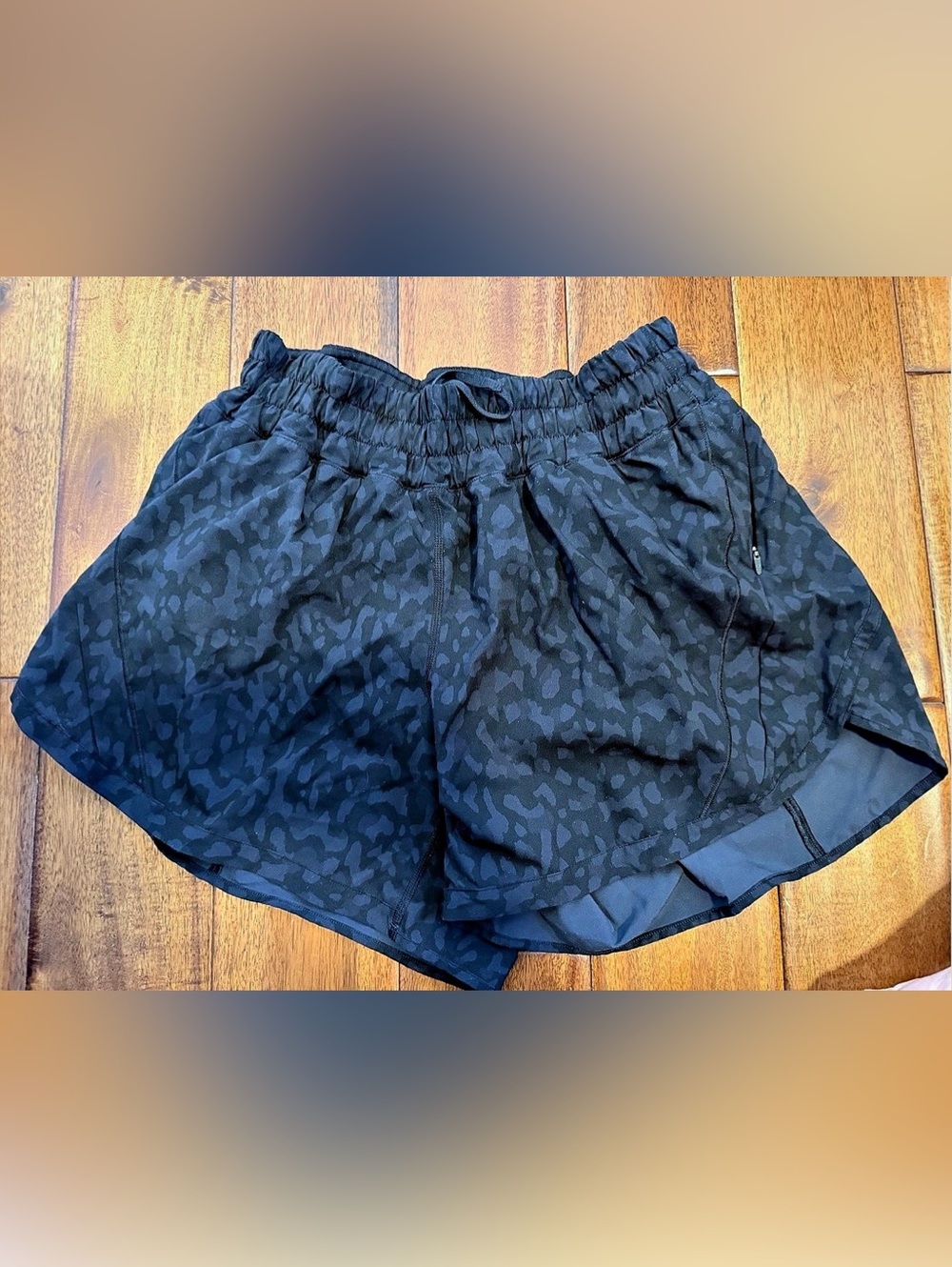 Lululemon Hotty Hot 4" Animal Print Athletic Shorts